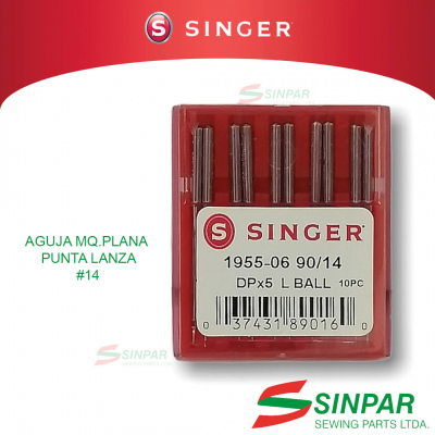 AGUJA SINGER MAQUINA PLANA CUBO GRUESO 1955